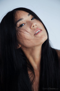 Asian Teen Babe Kimiko Teases Naked In Bed