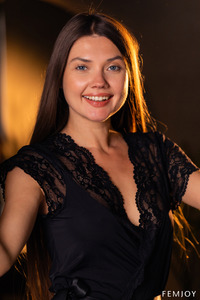 Georgia In Midnight Grace Lets Your Fantasy Unfold With Her Smiling Curves On The Window Sill