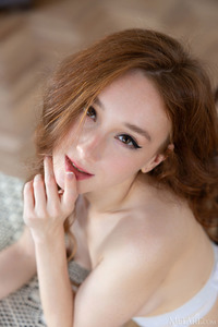 Alice Mido Take Off Crop Top And Sheer High-waisted Panties