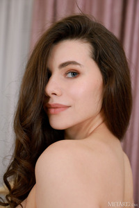 Florencia Naked And Lounging In A Plush Armchair
