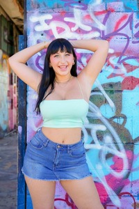Aleksa Mink Teases Outdoors With Magic Wand Turning Public Thrill Into Wild Passion