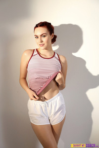 Freya Parker Getting Cock Deep Into Her Trimmed Coochie