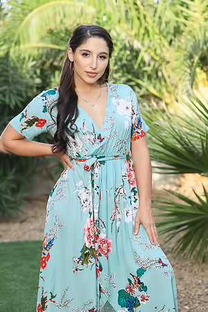 Abella Danger Is Beautiful In Her Blue Dress porn pic gallery