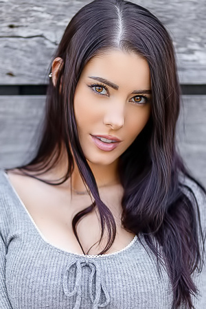 'Brunette Vixen In Tight Outfits' with Erin Olash via Mr Skin