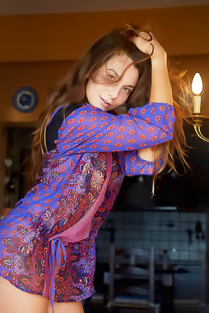 Belka Grabbing Her Firm Round Cheeks Invitingly