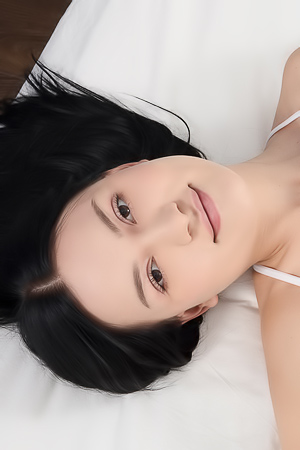 Sensual Laila posing nude on red heart background
