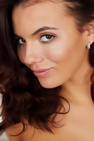 Vanessa Decker Glistening With Anticipation