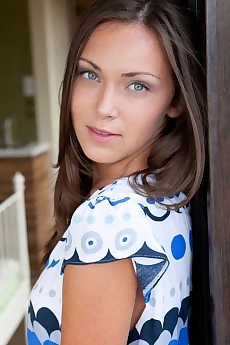 Sophias fresh and nubile body with delicate tan lines tracing